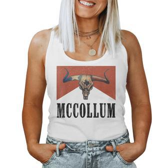 Howdy Mccollum Western Mccollum Punchy Cowboy Cowgirl Style Women Tank Top