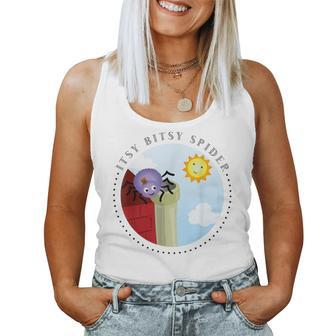 Itsy Bitsy Spider Unique Nursery Rhymes Toddler Women Tank Top | Mazezy