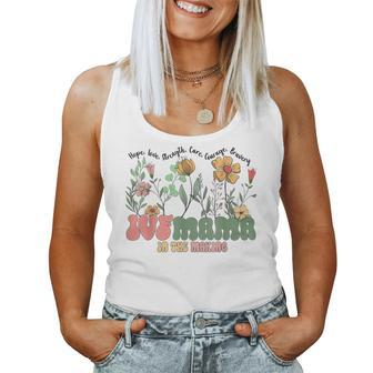 Ivf Mama In The Making Groovy Ivf Transfer Day Mom Life Women Tank Top Weekend Graphic - Monsterry AU
