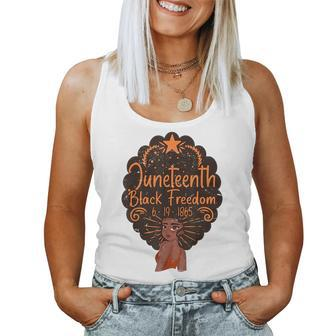 Junenth Celebrations Through Glasses Of Bold Black Women Women Tank Top Basic Casual Daily Weekend Graphic - Seseable
