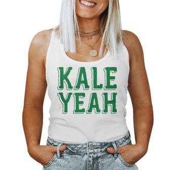 Kale Yeah Vegetarian Vegan Christmas For Mom Dad Women Tank Top | Mazezy