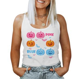 Kids Halloween Gender Reveal Your Sister Loves You Fall Theme For Sister Women Tank Top | Mazezy