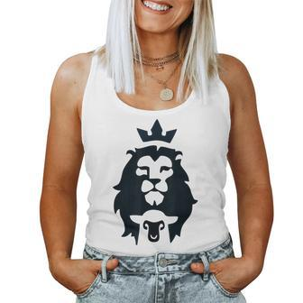 King Lion Lamb Christian Women Tank Top | Mazezy