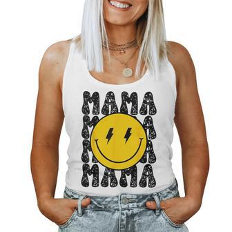 Mama And Dada Smiling Face Bolt Eyes Pregnancy Announcement Women Tank Top Basic Casual Daily Weekend Graphic - Seseable