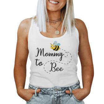 Mommy To Bee Cute Pregnancy Announcement Women Tank Top | Mazezy