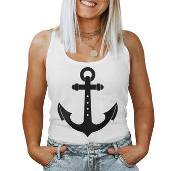 Nautical Anchor Cute For Sailors Boaters & Yachting_4 Women Tank Top | Mazezy