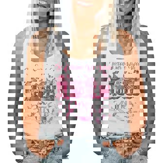 In October We Wear Pink Coffee Eye Latte Fall Autumn Season For Coffee Lovers Women Tank Top | Mazezy