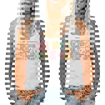 Oh Hey Pre K Groovy Back To School Happy First Day Of School Women Tank Top | Mazezy