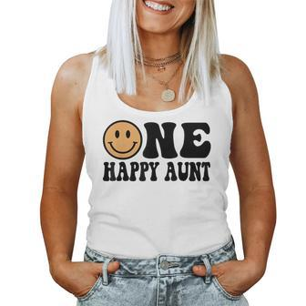 One Happy Dude 1St Birthday One Cool Aunt Family Matching Women Tank Top - Seseable