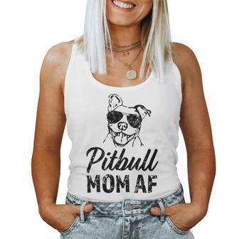 Pitbull Mom Af Women's Pit Bull Dog Mama Women Tank Top | Mazezy CA