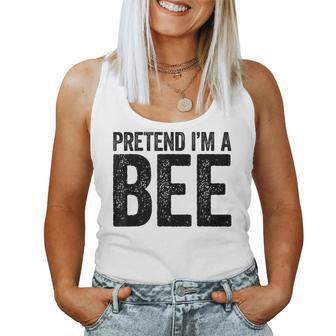 Pretend I'm A Bee Matching Costume Women Tank Top - Seseable
