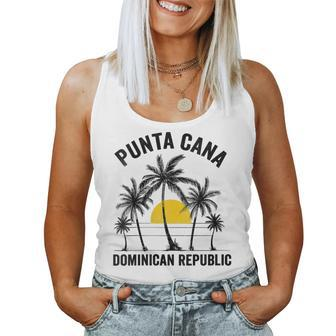 Punta Cana Beach Souvenir Rd Dominican Republic 2022 Women Tank Top | Mazezy