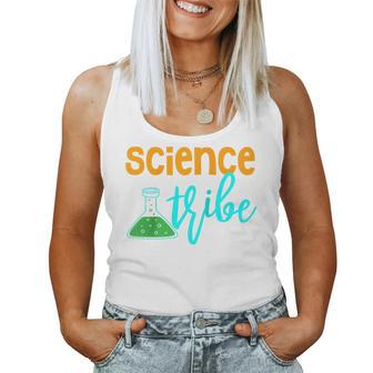 Science Tribe Lover New Scientist Teacher Professor Quote Women Tank Top | Mazezy