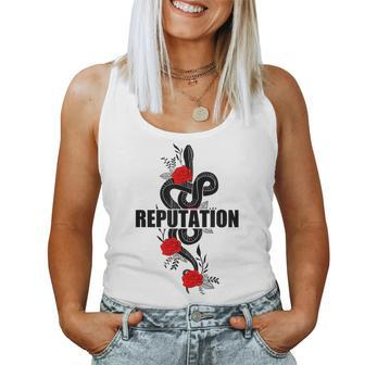 Snake With Flowers Snake-Reputation In The-World Women Tank Top | Mazezy