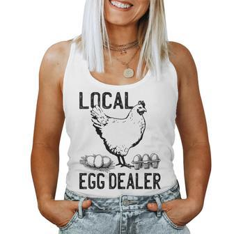 Support Your Local Egg Dealers Chicken Lovers Farm Farmers Women Tank Top | Mazezy