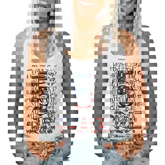 Team 5Th Grade Typography Flag Usa Back To School Women Tank Top | Mazezy