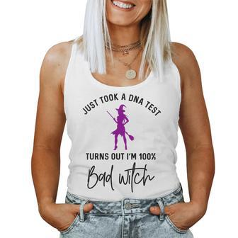 Turns Out Im 100 That Bitch Bad Witch Fall Halloween Halloween Women Tank Top | Mazezy