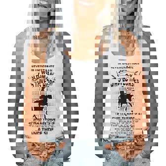 Never Underestimate An Old Woman Who Loves Horses Women Tank Top - Thegiftio