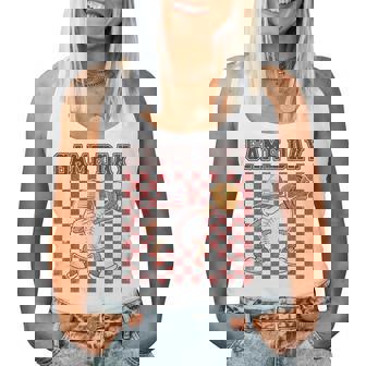 Vintage Game Day Dabbing Game Day Women Tank Top | Mazezy