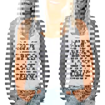 On My Wifes Last Nerve Husband For Husband Women Tank Top | Mazezy