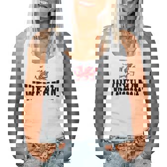 Wrexham Wales Red Dragon Wrecsam Women Tank Top | Mazezy