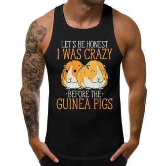 I Was Crazy Before Guinea Pigs Funny Hamster Guinea Pig Love Gifts For Guinea Pig Lovers Funny Gifts Men Tank Top Graphic | Mazezy