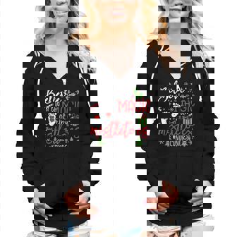 Nicu Nurse Believin Magic Of Tiny Mistletoe Christmas Women Zip Hoodie | Mazezy