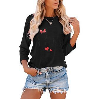 Mama Mouse Mama Mouse Heart Funny Mama Mothers Day Gift For Mens Gift For Women Women Baseball Tee Raglan Graphic Shirt | Mazezy