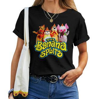 1970'S Style Vintage Retro Banana Splits Women T-shirt | Mazezy