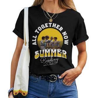 2023 Summer Reading All Together Now Teachers Students Women T-shirt | Mazezy