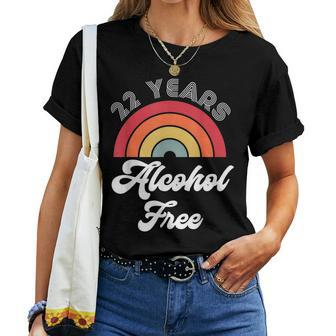 22 Years Sober Alcohol Free Sobriety Anniversary For Women Women T-shirt | Mazezy