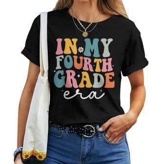 In My 4Th Grade Era Back To School Fourth Grade Teacher Women T-shirt | Mazezy