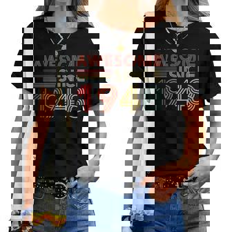 75 Birthday Decorations Men Women 1948 Bday 75Th Birthday Women T-shirt | Mazezy