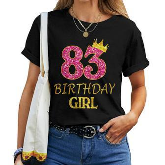 83Rd Birthday Girl Princess 83 Years Old 83Rd Women T-shirt | Mazezy