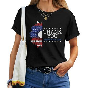 American Flag Memorial Day For Women Memorial Day Women T-shirt | Mazezy