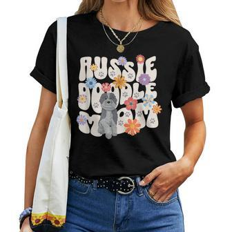 Aussie Doodle Mom Dog Womens Women T-shirt | Mazezy CA