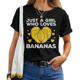 Banana Women Girls Banana Fruit Lovers Women T-shirt - Thegiftio UK