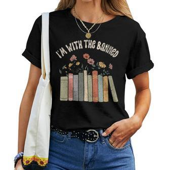 Im With The Banned Books Social Justice Reading Librarian Women T-shirt | Mazezy