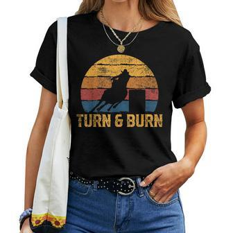 Barrel Racing Barrel Racer Horse Riding Cowgirl Women T-shirt