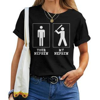 Baseball Uncle Baseball Aunt Women T-shirt | Mazezy