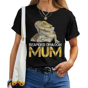 Bearded Dragon Mom Mum Mother Women T-shirt | Mazezy