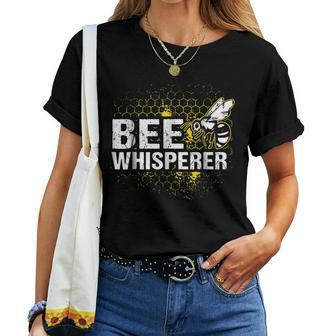 Bee Whisperer Honey Beekeeper Women T-shirt | Mazezy