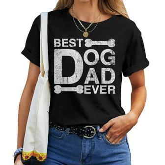 Best Dog Dad Ever Fathers Day Sarcastic Joke For Men Women T-shirt | Mazezy