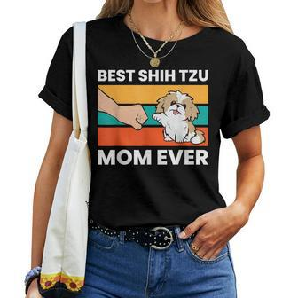 Best Shih Tzu Mom Ever Shih Tzu Women T-shirt | Mazezy AU