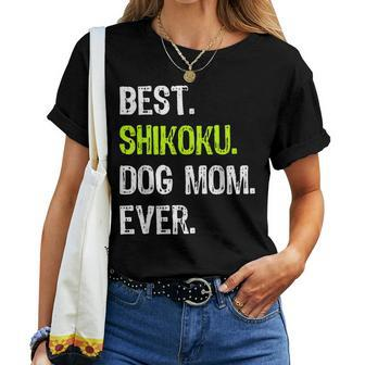 Best Shikoku Dog Mom Ever Dog Lovers Women T-shirt | Mazezy AU