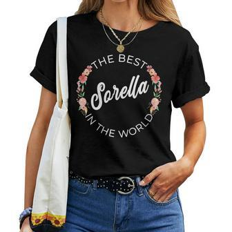 The Best Sorella In The World Italian Sister Women T-shirt | Mazezy