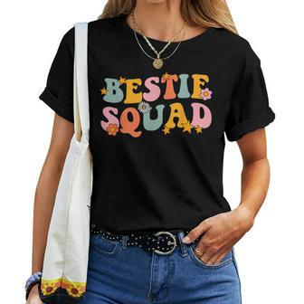 Bestie Squad Groovy Matching For Best Bff Friend Women T-shirt | Mazezy DE