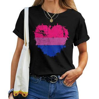 Bi-Sexual Bi Lgbt Rainbow Pride Transgender Lesbian Lgbt Women T-shirt | Mazezy