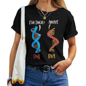 Biology Pun Biologist Teacher Professor Dna & Rna Women T-shirt | Mazezy