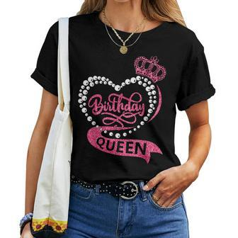 Birthday Queen Squad It's My Birthday Girls Matching Women T-shirt - Monsterry CA
